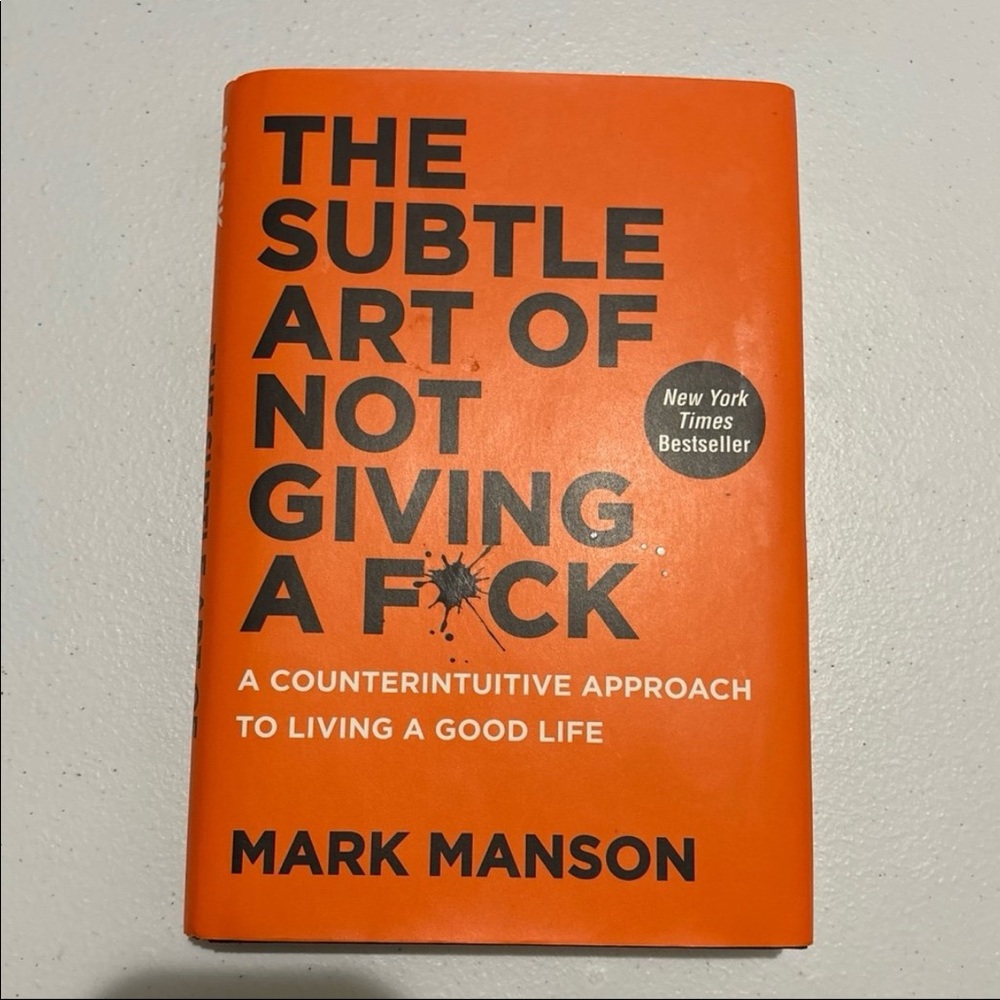 The Subtle Art of Not Giving A F*ck Book